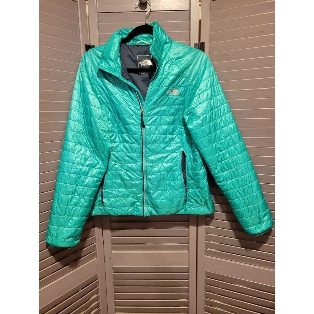 The North Face Women's Green Thermal Puffer Jacket- Size S